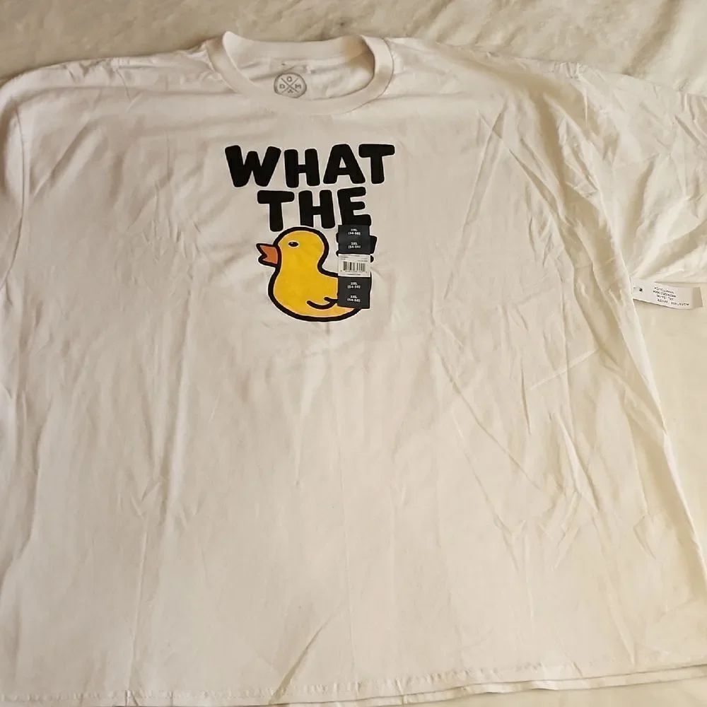 DOM NWT Graphic Tshirt "What The Duck"